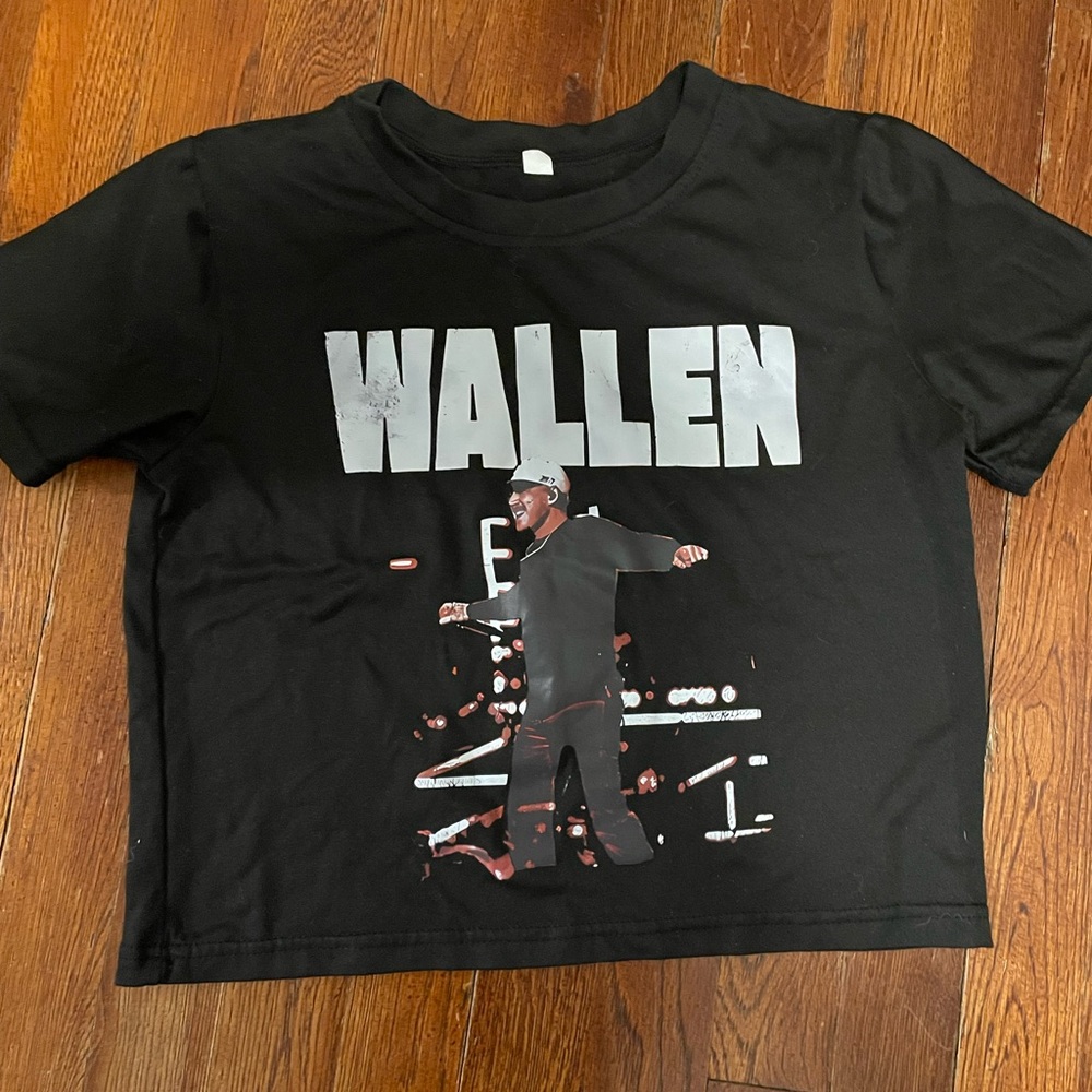 Morgan wallen cropped t shirt